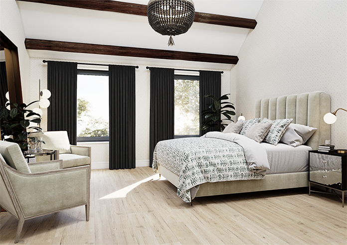 Tussah, Anthracite - Made to Measure Curtains - Image 7